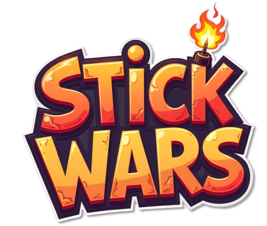 Stick Wars - The Battle Card Game Logo and Artwork